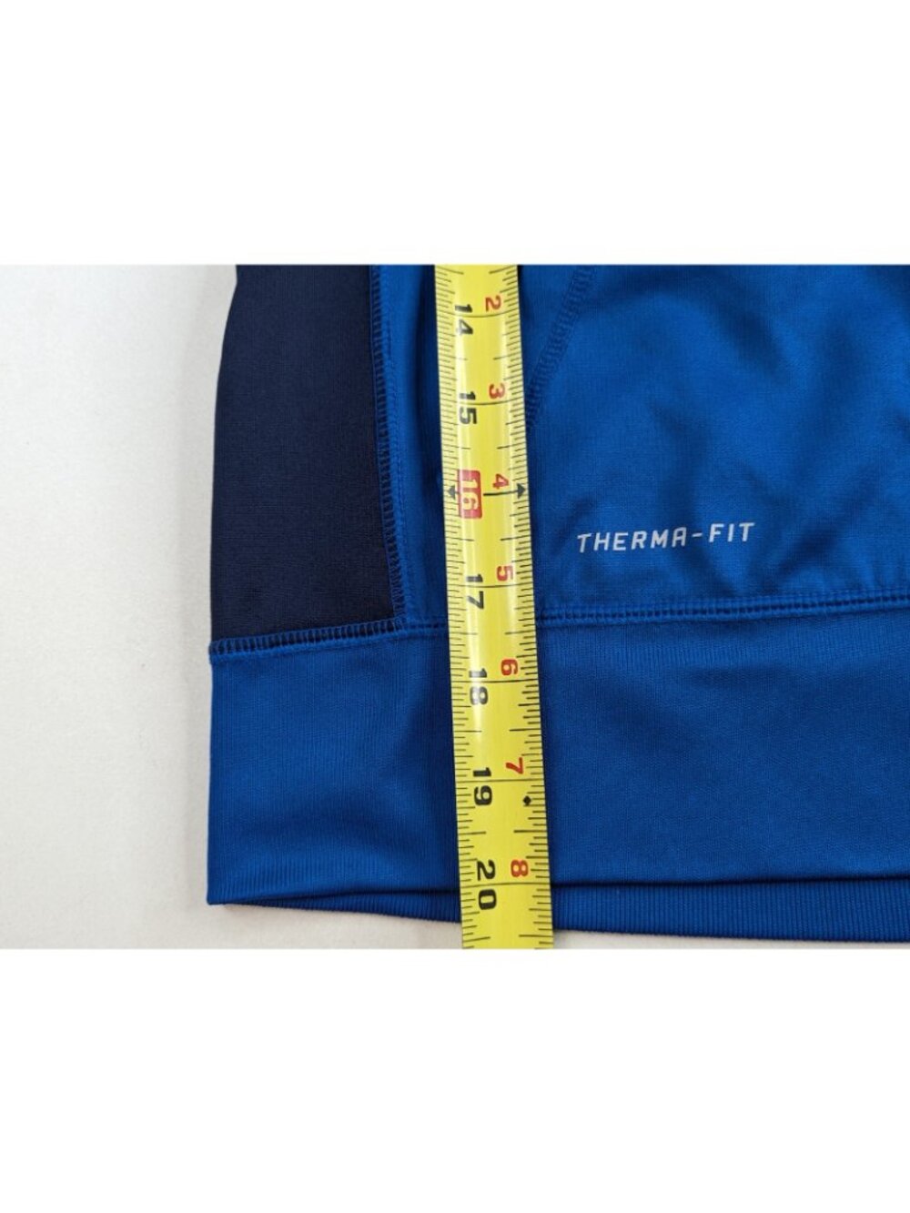 Nike Dri Fit Hoodie Youth Medium Blue Black Magenta Pullover Hooded Sweatshirt - Picture 5 of 10